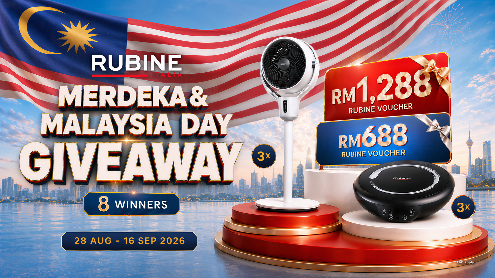 RUBINE Giveaway Contest August 2026